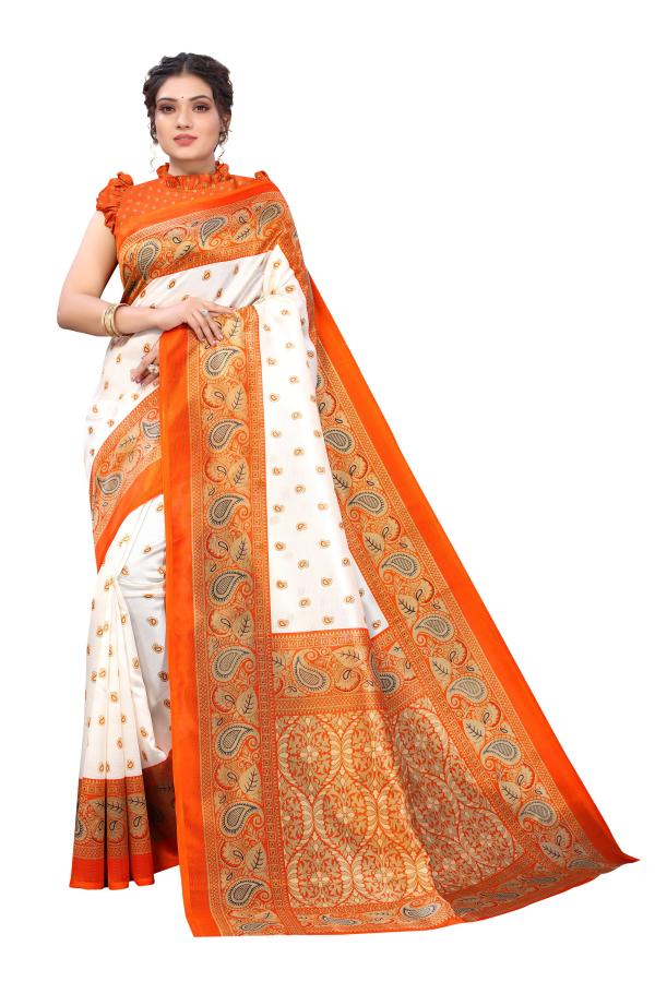 Art Silk Saree 4 Beautiful Festive Saree